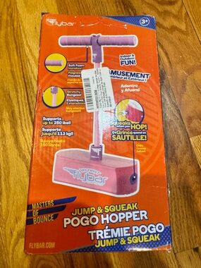 My First Pink Jump & Squeak Pogo Hopper